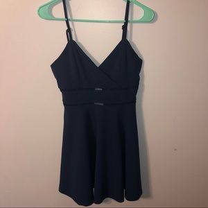 Francesca’s Velma Ladder Trim Flare Dress